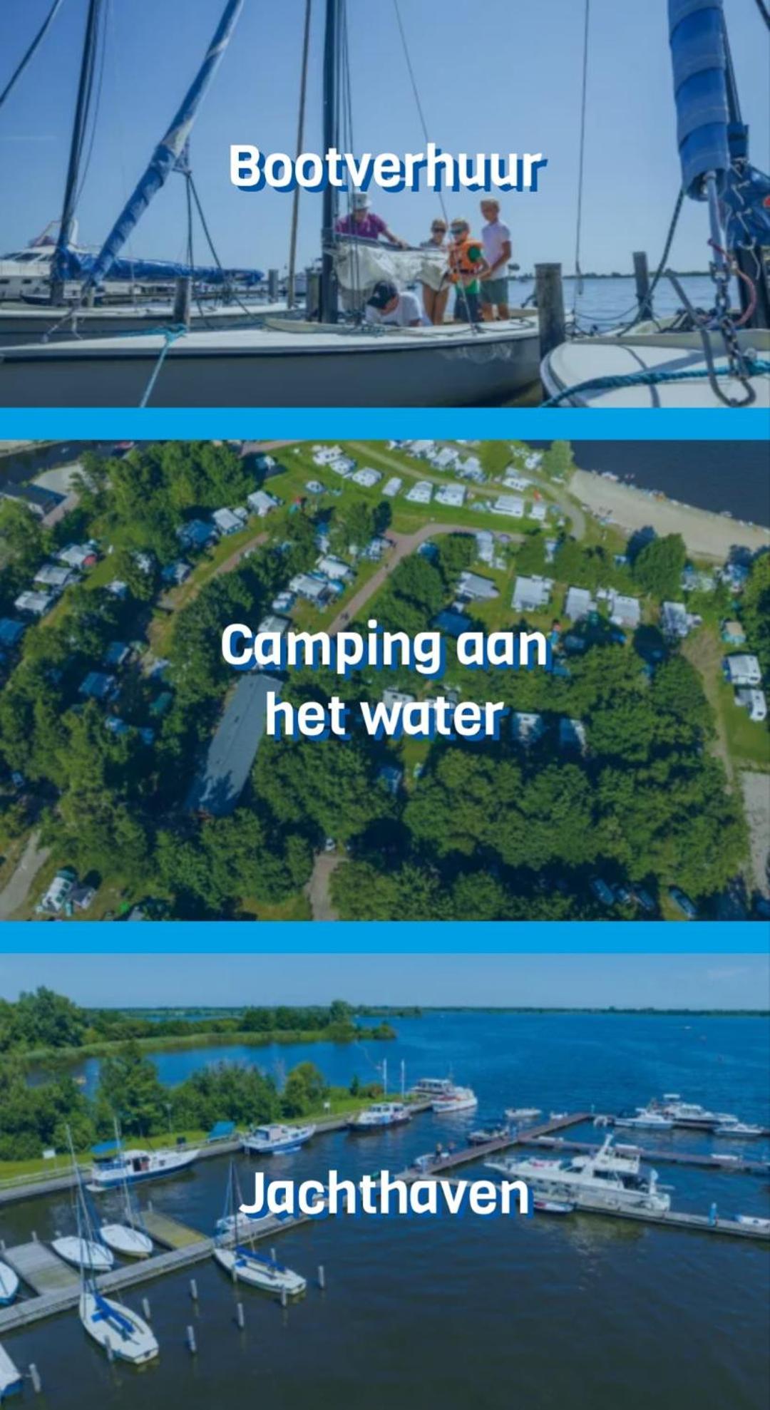 Us Twadde Plakje Op Vakantiepark Bergumermeer Suameer Eksteriør billede